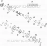 GETRIEBE VORGELEGEWELLE