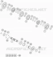 GETRIEBE VORGELEGEWELLE