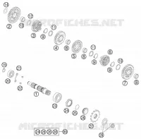 GETRIEBE VORGELEGEWELLE