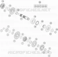 GETRIEBE VORGELEGEWELLE
