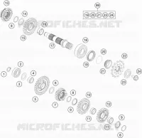 GETRIEBE VORGELEGEWELLE