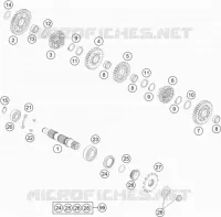 GETRIEBE VORGELEGEWELLE