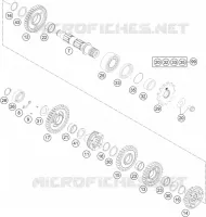 GETRIEBE VORGELEGEWELLE