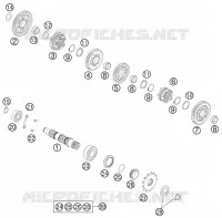 GETRIEBE VORGELEGEWELLE