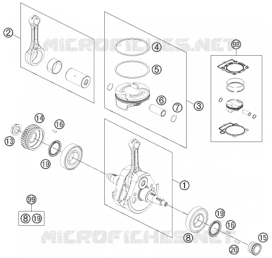 KURBELWELLE / KOLBEN