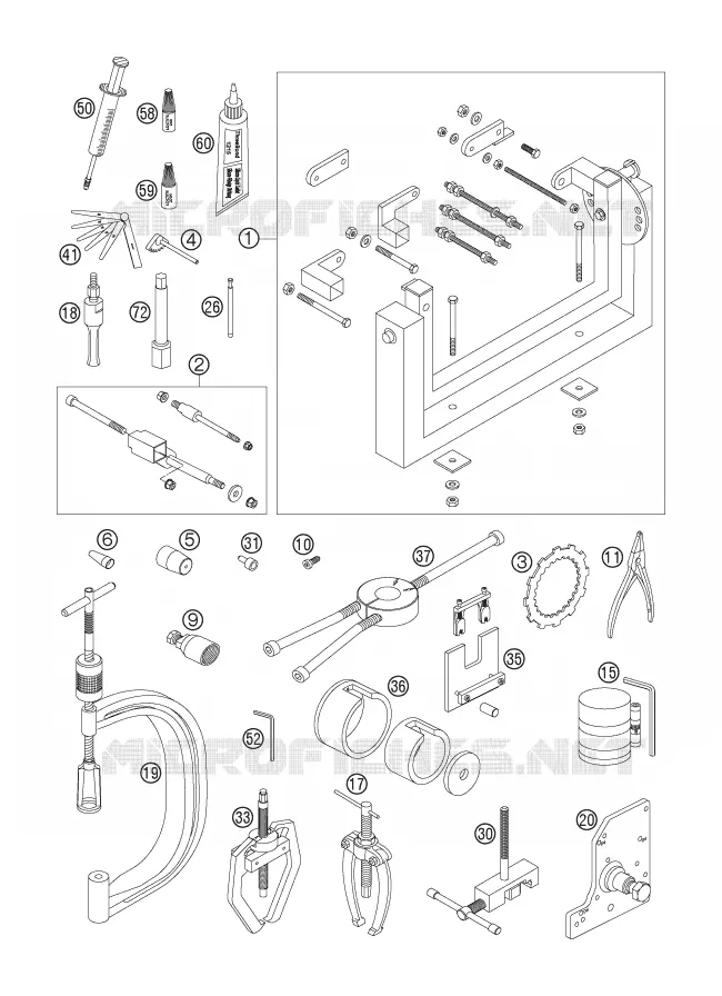 SPEZIFISCHE WERKZEUGE (MOTOR)