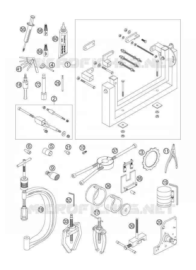 SPEZIFISCHE WERKZEUGE (MOTOR)
