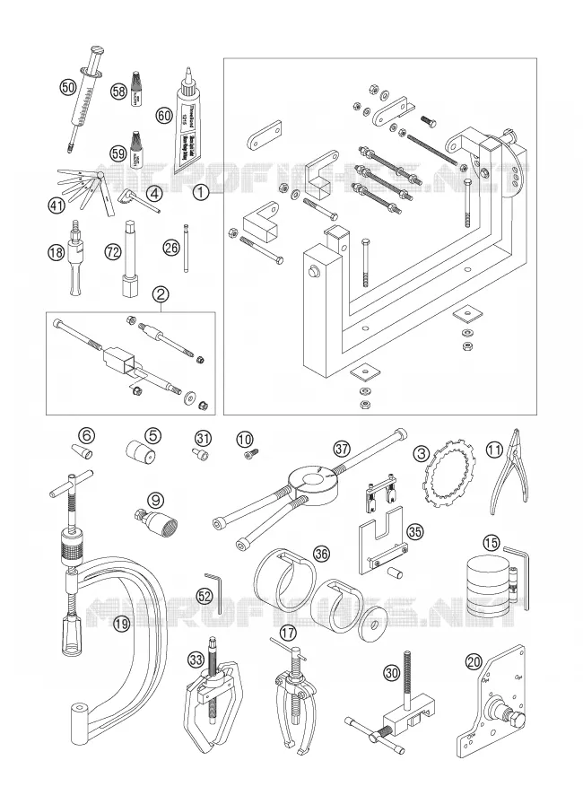 SPEZIFISCHE WERKZEUGE (MOTOR)