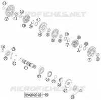 GETRIEBE VORGELEGEWELLE