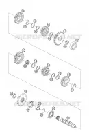 GETRIEBE VORGELEGEWELLE