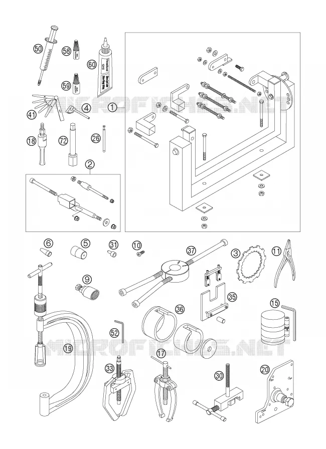 SPEZIFISCHE WERKZEUGE (MOTOR)
