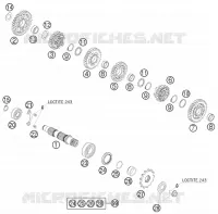 GETRIEBE VORGELEGEWELLE