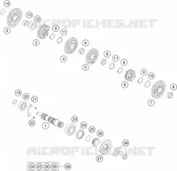 GETRIEBE VORGELEGEWELLE