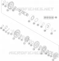 GETRIEBE VORGELEGEWELLE