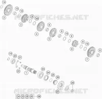GETRIEBE VORGELEGEWELLE