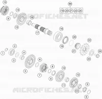 GETRIEBE VORGELEGEWELLE