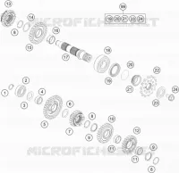 GETRIEBE VORGELEGEWELLE