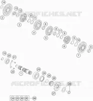 GETRIEBE VORGELEGEWELLE
