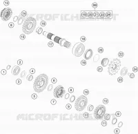 GETRIEBE VORGELEGEWELLE