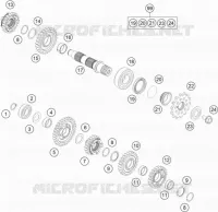 GETRIEBE VORGELEGEWELLE