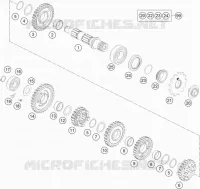 GETRIEBE VORGELEGEWELLE