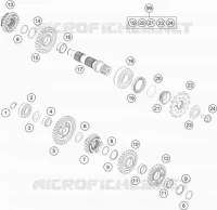 GETRIEBE VORGELEGEWELLE