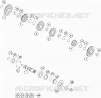 GETRIEBE VORGELEGEWELLE