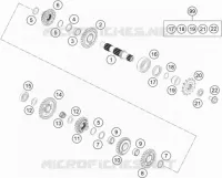 GETRIEBE VORGELEGEWELLE