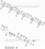 GETRIEBE VORGELEGEWELLE