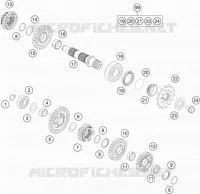 GETRIEBE VORGELEGEWELLE