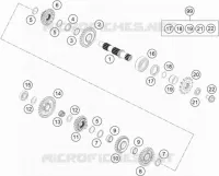 GETRIEBE VORGELEGEWELLE
