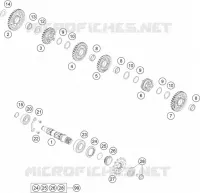 GETRIEBE VORGELEGEWELLE