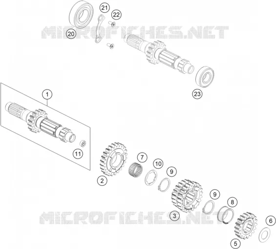 GETRIEBE HAUPTWELLE