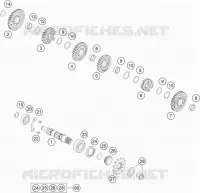 GETRIEBE VORGELEGEWELLE